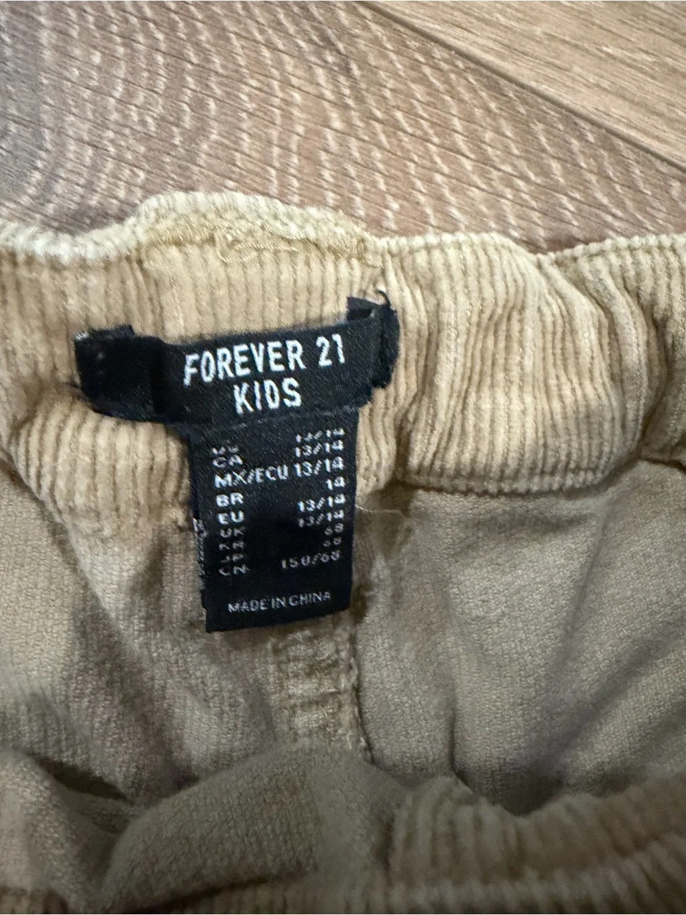 Forever 21 corduroy flare